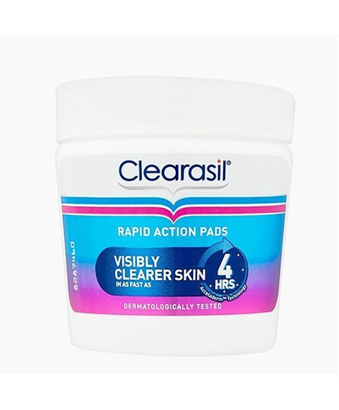 CLEARASIL RAPID ACTION VISIBLY CLEARER SKIN PADS Skin Wash Asetena Pa 