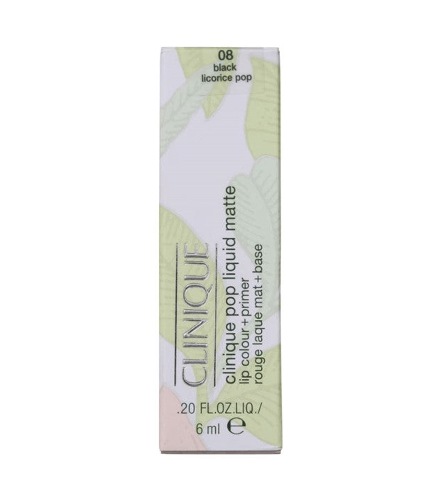 POP LIQUID MATTE LIP COLOUR AND PRIMER 08 BLACK LICORICE POP 6 ml Lips Asetena Pa 