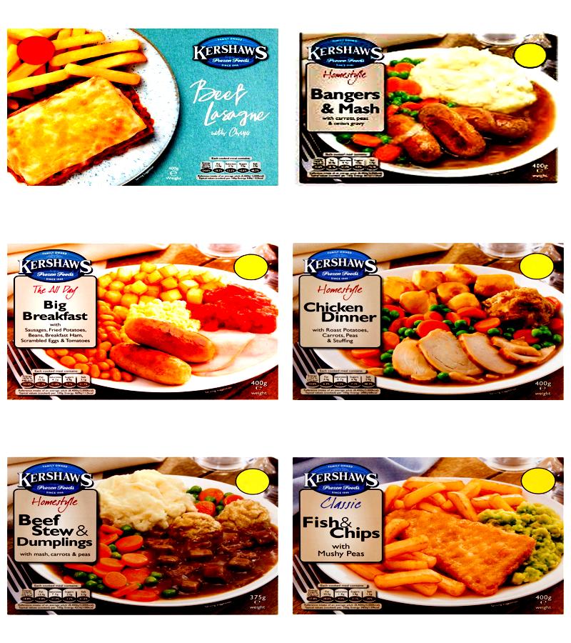 Kershaws Healthy 6 Pack Ready Meal Combo Bundles, High Protein Plant-Based Meals