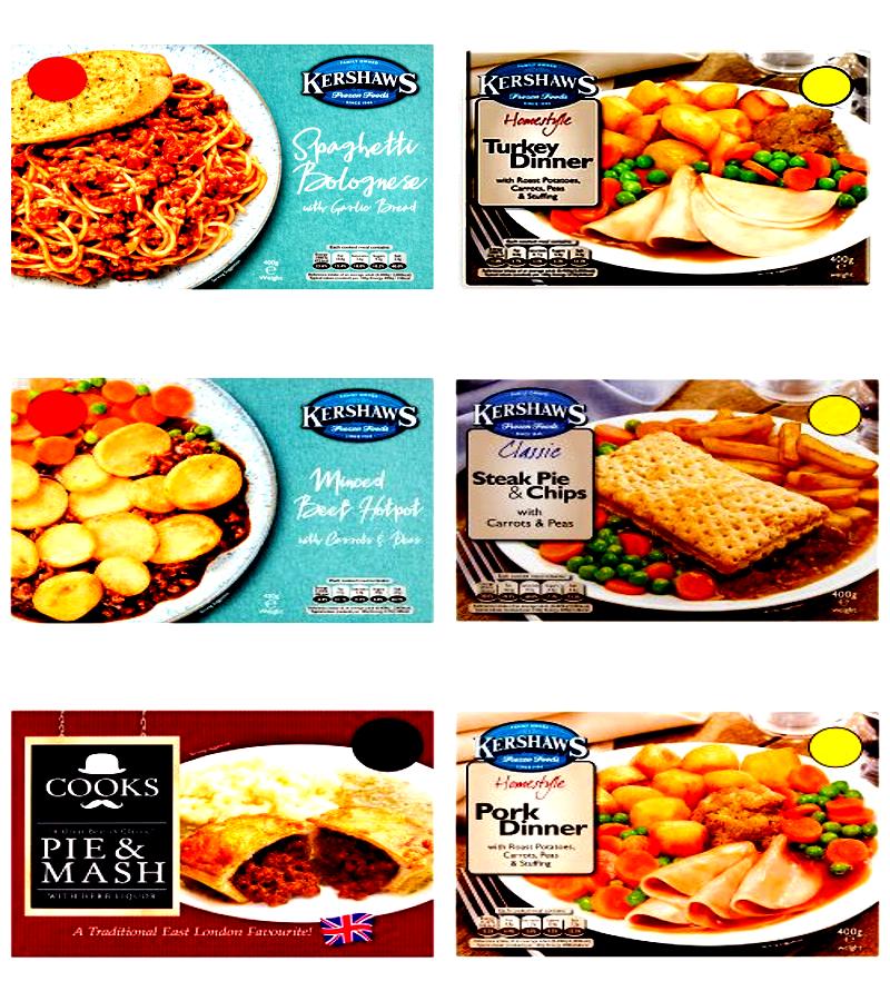 Kershaws Healthy 6 Pack Ready Meal Combo Bundles, High Protein Plant-Based Meals
