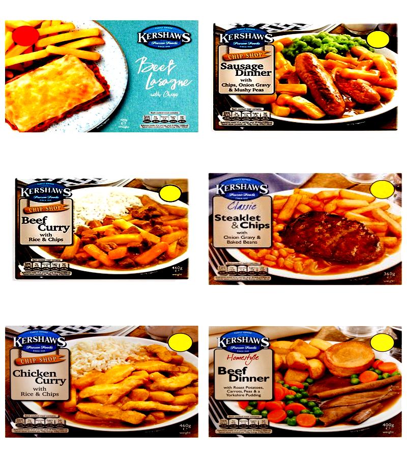 Kershaws Healthy 6 Pack Ready Meal Combo Bundles, High Protein Plant-Based Meals