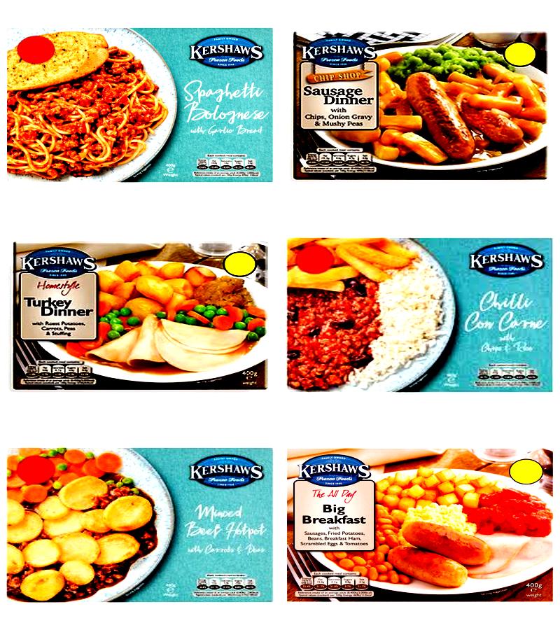 Kershaws Healthy 6 Pack Ready Meal Combo Bundles, High Protein Plant-Based Meals