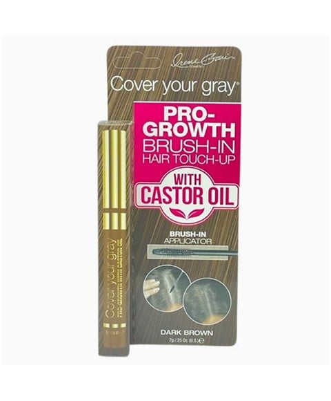 COVER YOUR GRAY PRO GROWTH BRUSH IN HAIR TOUCH UP 7 g Color Jet Black Hair Color Asetena Pa 