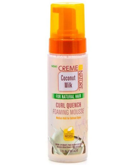 COCONUT MILK CURL QUENCH FOAMING MOUSSE 207 ml Hair Styling Asetena Pa 