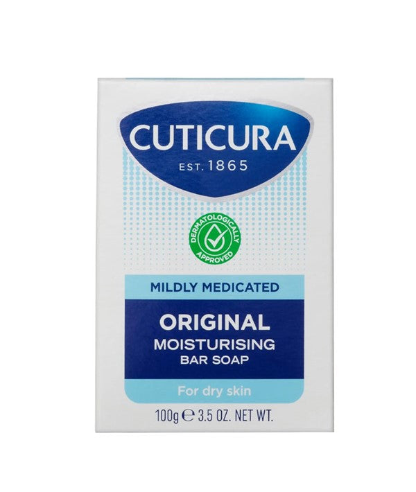 CUTICURA MILDLY MEDICATED ORIGINAL MOISTURISING BAR SOAP 100 g Body Care Asetena Pa 