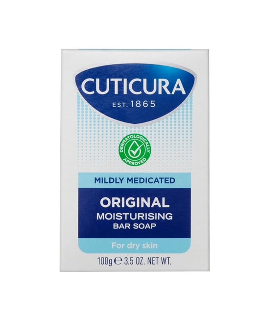 CUTICURA MILDLY MEDICATED ORIGINAL MOISTURISING BAR SOAP 100 g Body Care Asetena Pa 