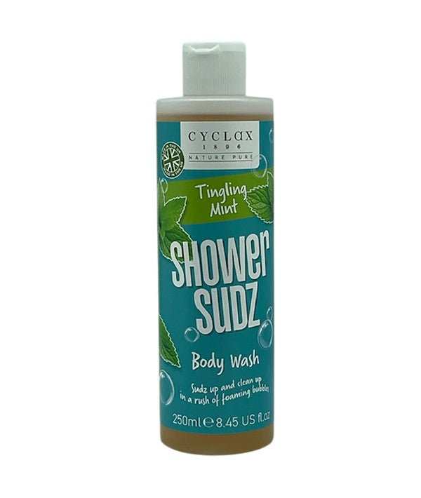 CYCLAX TINGLING MINT SHOWER SUDZ BODY WASH 250 ml Body Care Asetena Pa 