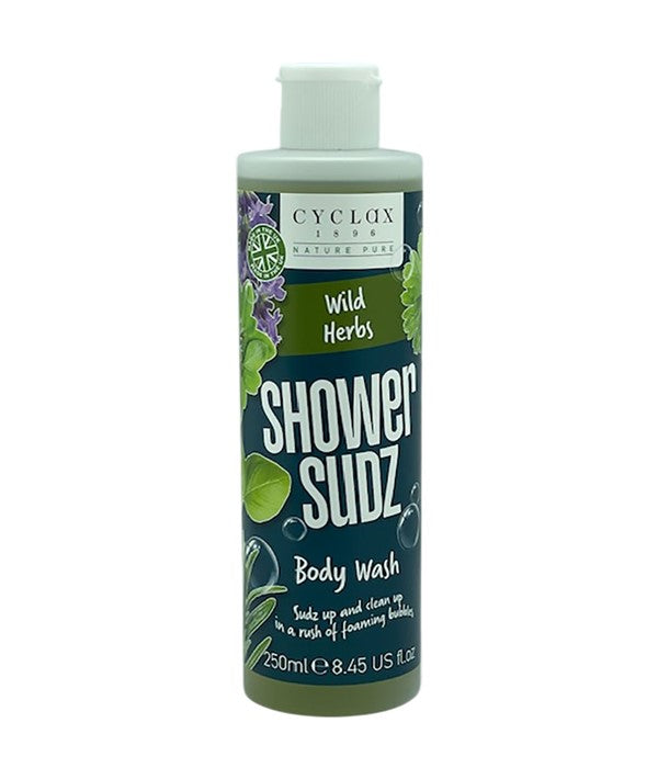 CYCLAX WILD HERBS SHOWER SUDZ BODY WASH 250 ml Body Care Asetena Pa 