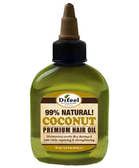 DIFEEL COCONUT OIL PREMIUM NATURAL HAIR OIL 75 ml Sprays, Serums and Oils Asetena Pa 