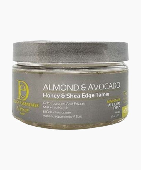 DESIGN ESSENTIALS NATURAL ALMOND AND AVOCADO HONEY AND SHEA BUTTER EDGE TAMER 105 g Hair Styling Asetena Pa 