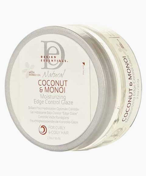 DESIGN ESSENTIALS NATURAL COCONUT AND MONOI MOISTURIZING EDGE CONTROL GLAZE 65.2 g Hair Moisturizers Asetena Pa 