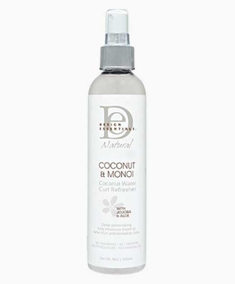 DESIGN ESSENTIALS NATURAL COCONUT AND MONOI COCONUT WATER CURL REFRESHER 236.5 ml Treatments Asetena Pa 