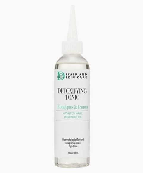 DESIGN ESSENTIALS NATURAL SCALP AND SKIN CARE EUCALYPTUS AND LEMON DETOXIFYING TONIC 118 ml Treatments Asetena Pa 