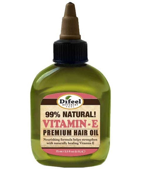 DIFEEL VITAMIN E PREMIUM NATURAL HAIR OIL 75 ml Sprays, Serums and Oils Asetena Pa 