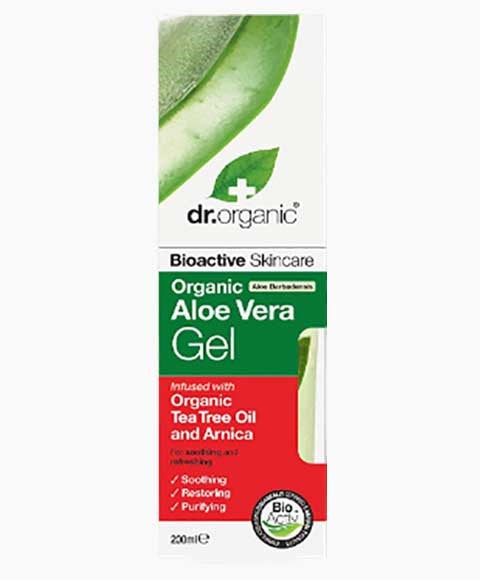 BIOACTIVE SKINCARE ORGANIC ALOE VERA GEL WITH TEA TREE AND ARNICA 200 ml Skin Moisturizing Asetena Pa 