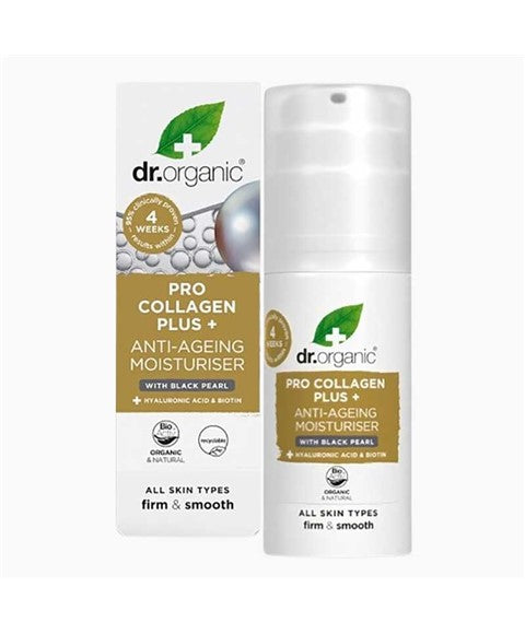 PRO COLLAGEN PLUS ANTI AGEING MOISTURISER WITH BLACK PEARL 50 ml Vegan Skincare Asetena Pa 