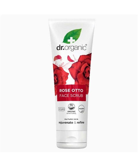 BIOACTIVE SKINCARE ORGANIC ROSE OTTO FACE SCRUB 125 ml Vegan Skincare Asetena Pa 