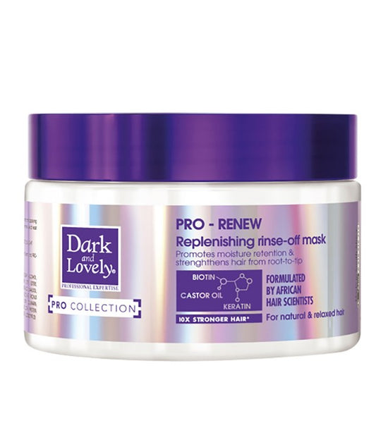 DARK AND LOVELY PRO COLLECTION PRO RENEW REPLENISHING RINSE OFF MASK 250 ml Treatments Asetena Pa 