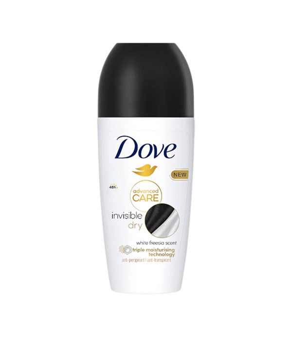 DOVE ADVANCED CARE DEODORANT ROLL ON INVISIBLE DRY 50 ml Body Care Asetena Pa 