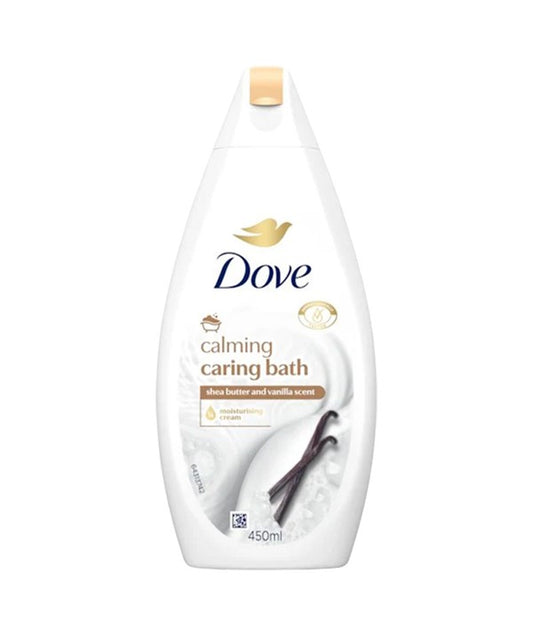 DOVE CALMING CARING BATH WITH SHEA BUTTER AND VANILLA SCENT 450 ml Skin Moisturizing Asetena Pa 