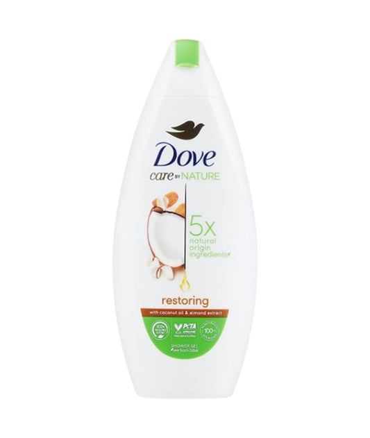 DOVE COCONUT OIL AND ALMOND EXTRACT SHOWER GEL 225ML Body Care Asetena Pa 