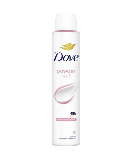 DOVE POWDER SOFT 48H ANTI PERSPIRANT SPRAY 200 ml Body Care Asetena Pa 