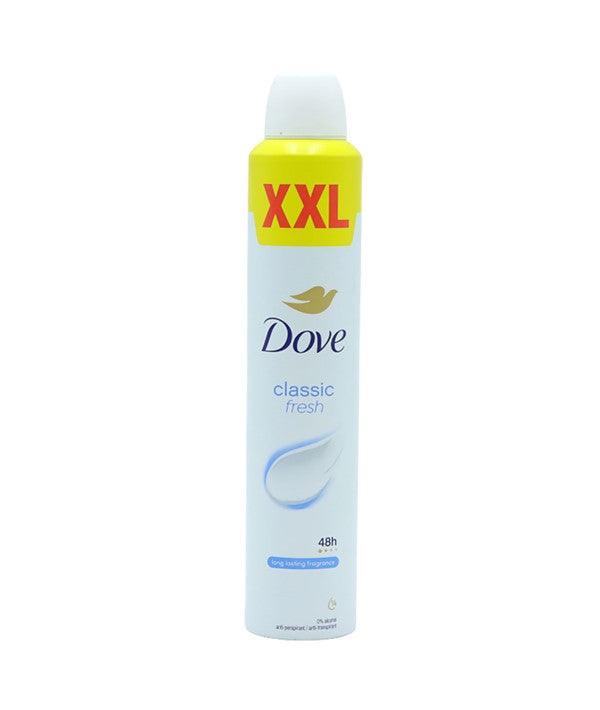 DOVE WOMEN XXL CLASSIC FRESH 48H ANTI PERSPIRANT 300ml Body Care Asetena Pa 