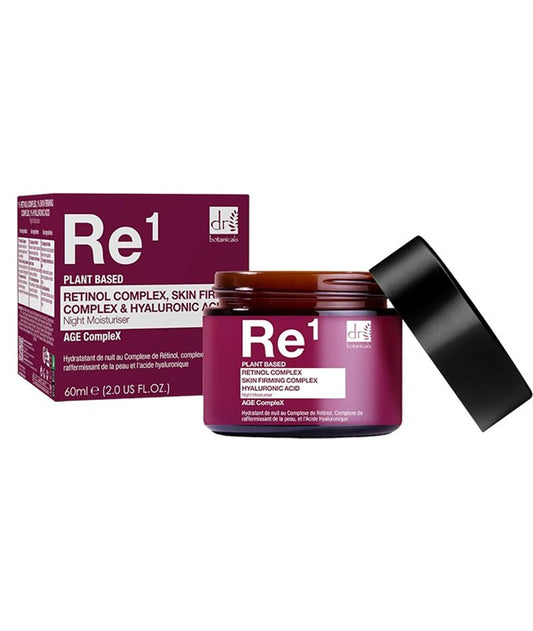RE1 PLANT BASED RETINOL COMPLEX NIGHT MOISTURISER 60 ml Skin Moisturizing Asetena Pa 