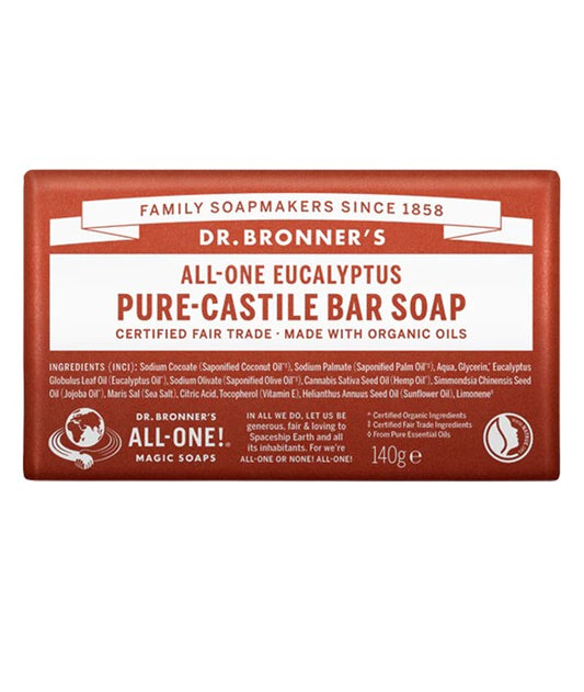 ALL ONE EUCALYPTUS PURE CASTILE BAR SOAP 140 g Body Care Asetena Pa 