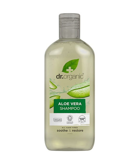 DR ORGANIC ALOE VERA SOOTHE AND RESTORE SHAMPOO 265 ml Shampoo Asetena Pa 