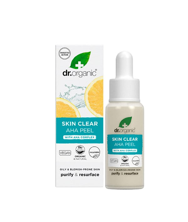 DR ORGANIC SKIN CLEAR AHA PEEL 30 ML Skin Treatments Asetena Pa 