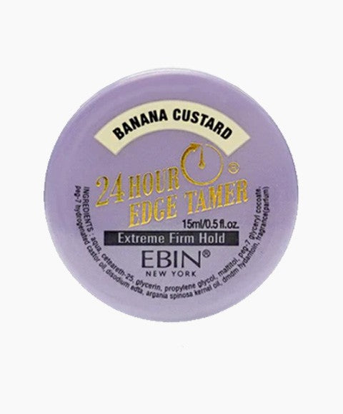 24 HOUR EDGE TAMER BANANA CUSTARD EXTREME FIRM HOLD 15 ml Hair Styling Asetena Pa 