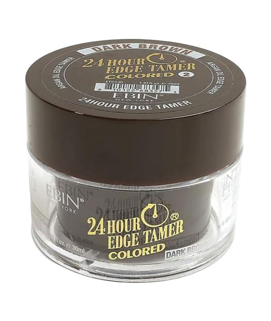 24H EDGE TAMER COLORED DARK BROWN 30 ML Hair Styling Asetena Pa 