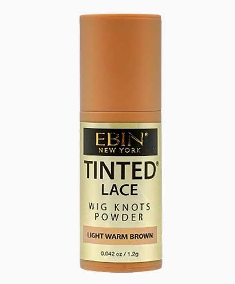 EBIN NEW YORK TINTED LACE WIG KNOTS POWDER 1.2 g Color Light Warm Brown Hair Color Asetena Pa 