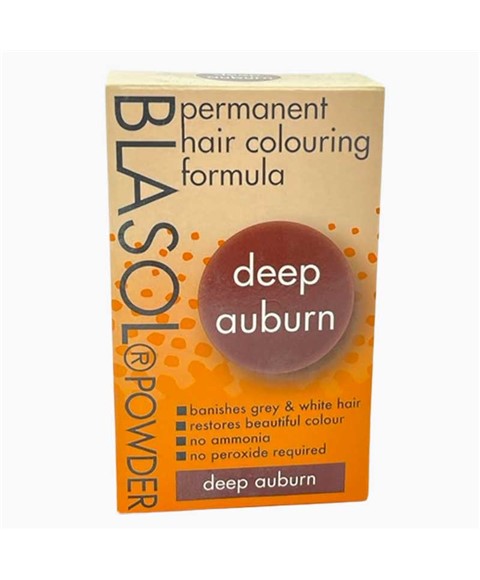 BLASOL POWDER PERMANENT HAIR COLORING DEEP AUBURN 6 g Hair Color Asetena Pa 