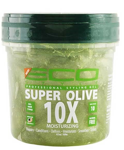 ECO SUPER OLIVE 10X HAIR MOISTURISING STYLING GEL 946 ml Hair Styling Asetena Pa 