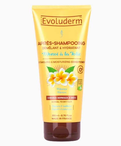 EVOLUDERM DETANGLING AND MOISTURIZING MONOI CONDITIONER 200 ml Conditioner Asetena Pa 