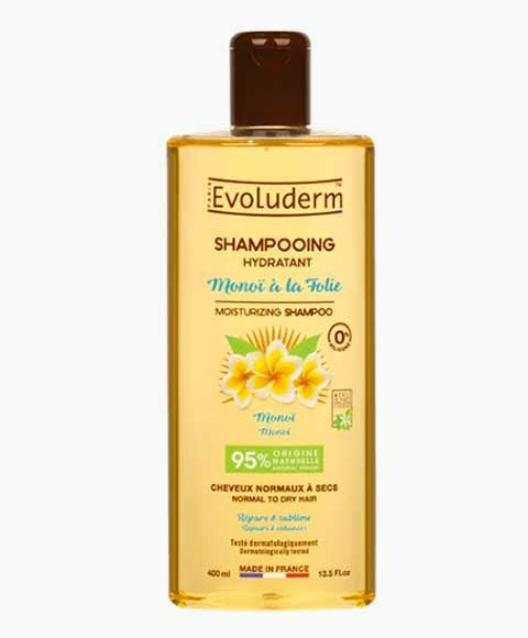EVOLUDERM HYDRATANT MONOI MOISTURIZING SHAMPOO 400 ml Shampoo Asetena Pa 