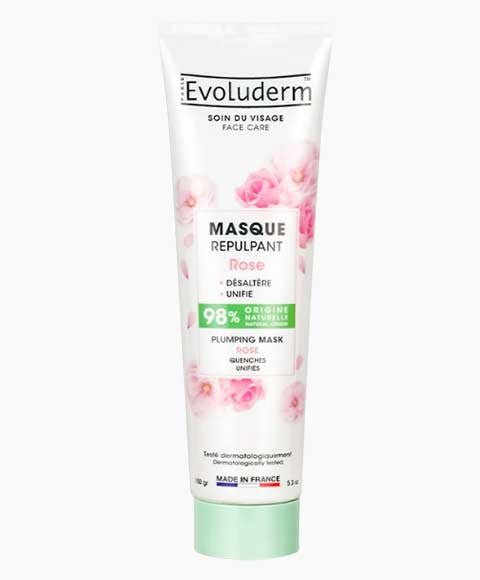 EVOLUDERM PLUMPING MASK WITH ROSE 150 g Skin Wash Asetena Pa 