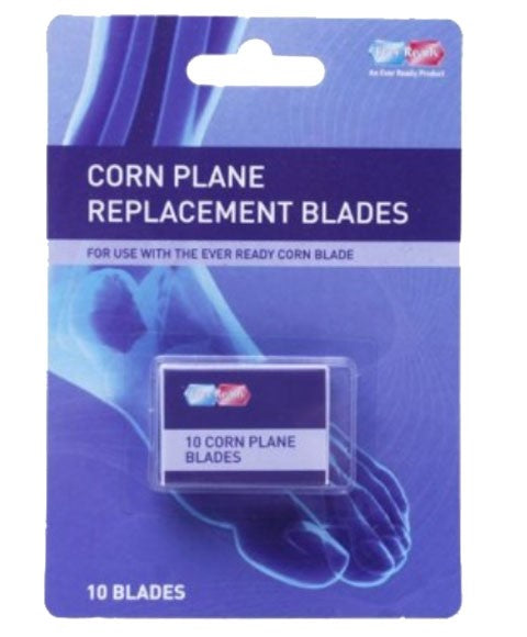 CORN PLANE REPLACEMENT BLADES 10 Blades Pedicure and Manicure Asetena Pa 