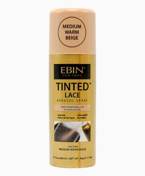 EBIN NEW YORK TINTED LACE AEROSOL SPRAY 80ml Color Cool Deep Brown Hair Color Asetena Pa 