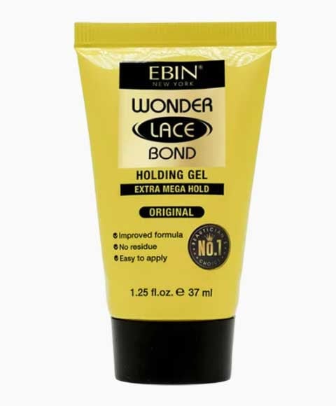 WONDER LACE BOND HOLDING GEL EXTRA MEGA HOLD ORIGINAL 120 ml Color YELLOW Extensions Accessories Asetena Pa 