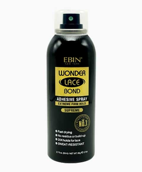 WONDER LACE BOND ADHESIVE SPRAY EXTREME FIRM HOLD SUPREME 80 ml Extensions Accessories Asetena Pa 