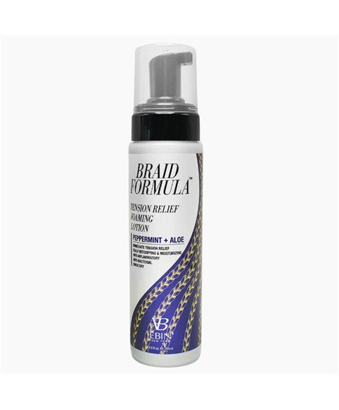 BRAID FORMULA TENSION RELIEF FOAMING LOTION WITH PEPPERMINT AND ALOE 250 ml Hair Styling Asetena Pa 