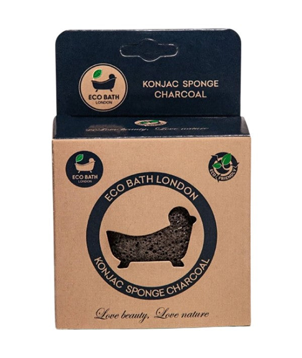 KONJAC SPONGE CHARCOAL Skin Wash Asetena Pa 