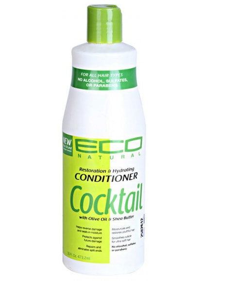 ECO NATURAL COCKTAIL CONDITIONER WITH OLIVE OIL AND SHEA BUTTER 473.2 ml Conditioner Asetena Pa 