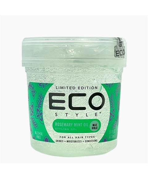 ECO STYLE ROSEMARY MINT OIL STYLING GEL LIMITED EDITION 473 ml Hair Styling Asetena Pa 