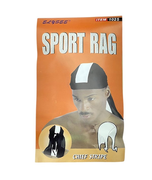 ELYSEE STAR CHIEF STRIPE SPORT RAG 1025 Durags and Caps Asetena Pa 