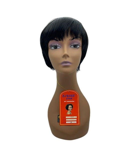 ELYSEE STAR JALIA WIG  Color 1BH33 Synthetic Hair Wigs Asetena Pa 