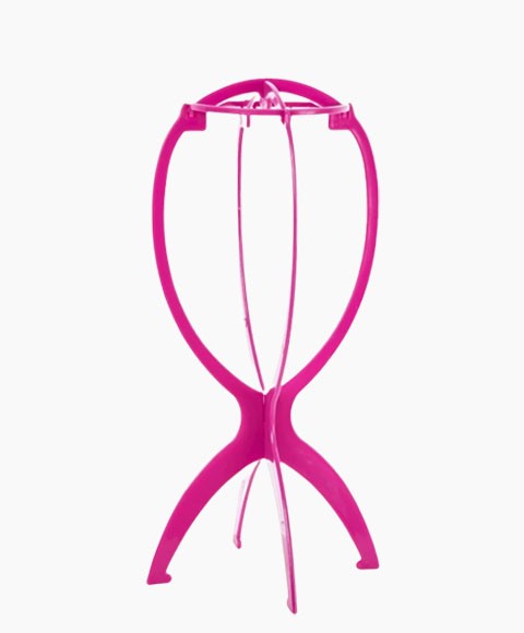 PLASTIC WIG STAND  Color Pink Extensions Accessories Asetena Pa 